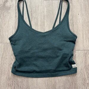 Vuori Teal Crop Top